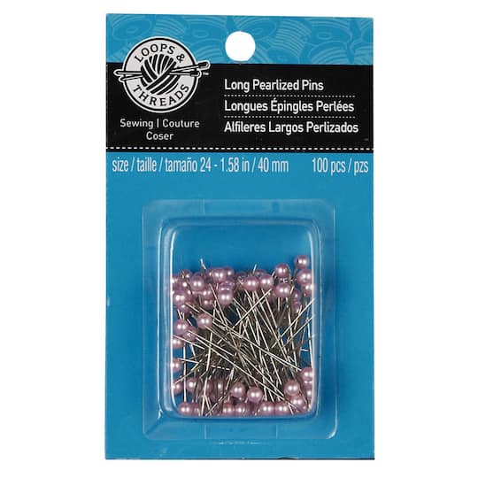 long dress pins 759 - Long fine Silver Plated Dressing Pin